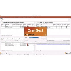  
 O OranGest é um software de gestão comercial desenvolvido com as mais avançadas ferramentas de programação e pensado para a máxima produtividade, facilidade de utilização e desempenho. 
 É o mais completo software de gestão comercial do mercado no seu segmento, com funcionalidades avançadas como 'Business Intelligence' que apenas software de topo oferece. 
  Comparativos de Versões  
 
  